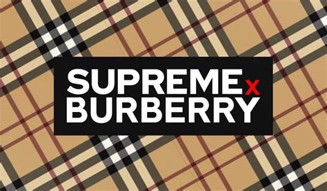 burberry supreme collab|burberry and supreme collaboration.